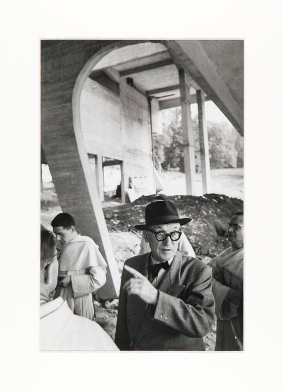 [Auf der Baustelle vom Kloster La Tourette, Eveux-sur-Arbresle]