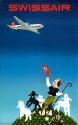 02 Donald Brun, Swissair, Plakat, Auftraggeberin: Swissair Schweizerische Luftverkehr-Aktienges…