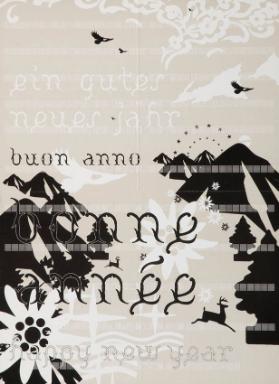 Ein gutes neues Jahr - buon anno - bonne année - happy new year