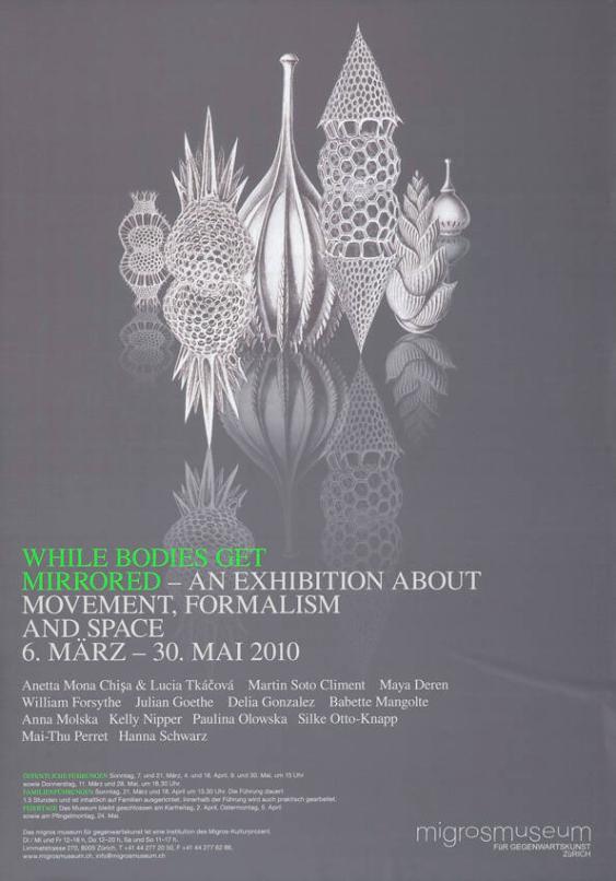 While Bodies get mirrored - an exhibition about movement, formalism and space - Migrosmuseum für Gegenwartskunst Zürich