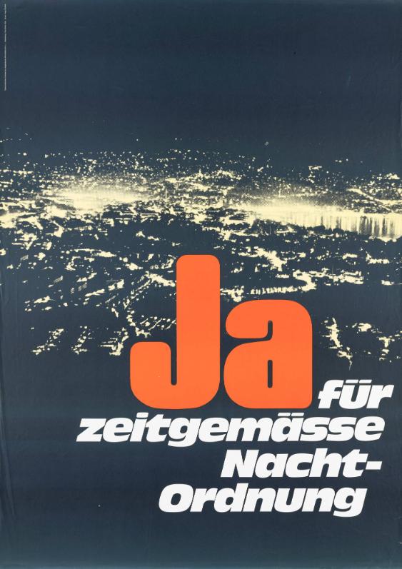 Ja für zeitgemässe Nacht-Ordnung