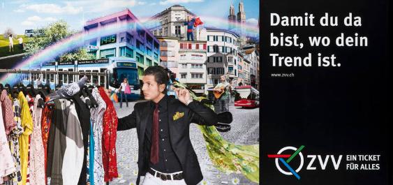 Damit du da bist, wo dein Trend ist. ZVV - Ein Ticket für alles