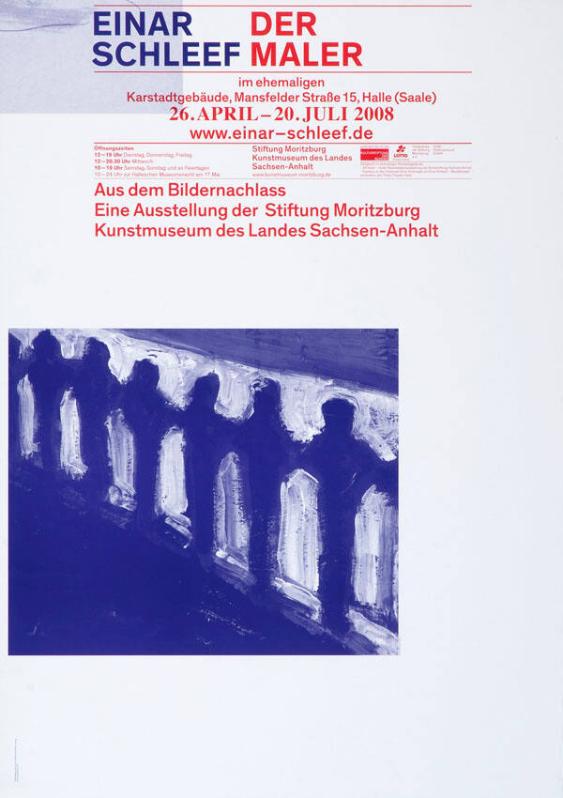 Einar Schleef - Der Maler - im ehemaligen Karstadtgebäude - Stiftung Moritzburg