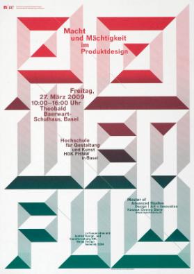 Powerful - Macht und Mächtigkeit im Produktdesign - Hochschule für Gestaltung und Kunst HGK FHNW in Basel