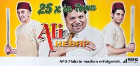 Ali Kebap - 25x in town - APG-Plakate machen erfolgreich. APG affichage