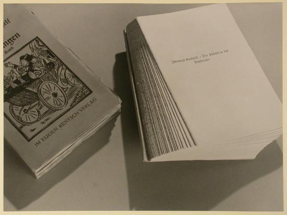 Entwurf und Aufnahmen zu einem Prospekt der Buchbinderklasse