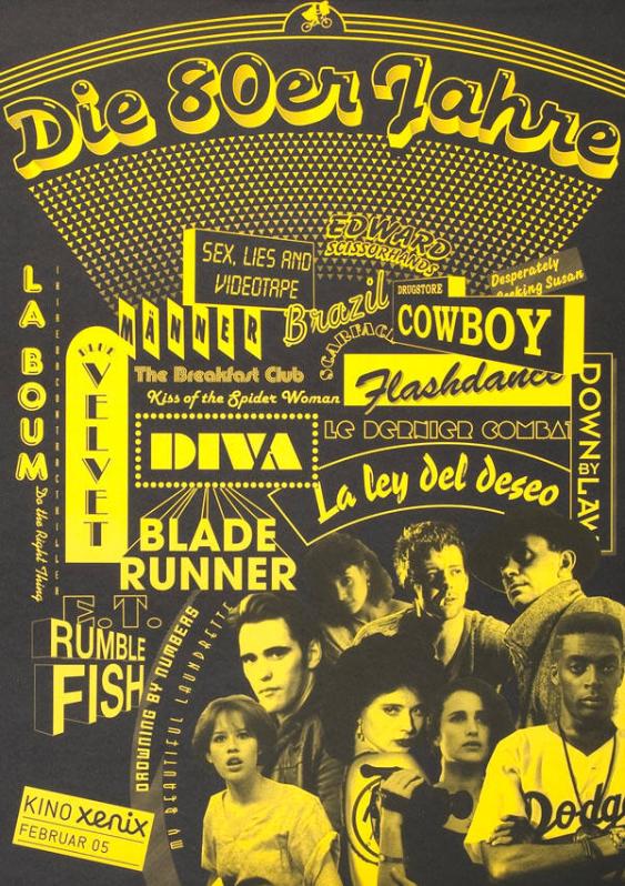 Die 80er Jahre - Kino Xenix - Februar 05