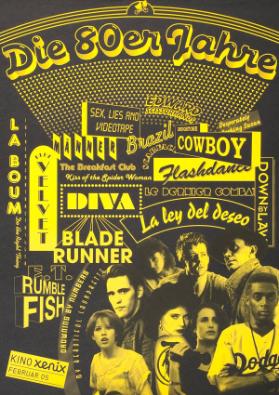 Die 80er Jahre - Kino Xenix - Februar 05