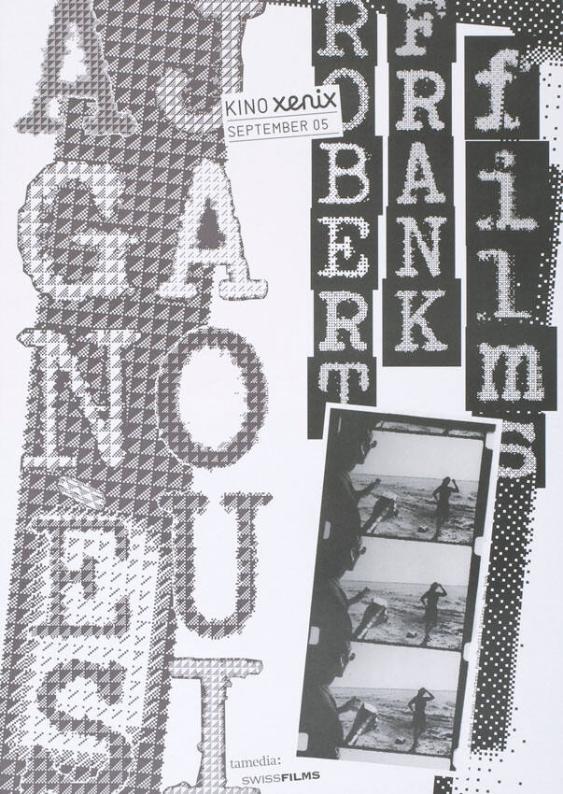 Agnès Jaoui - Robert Frank films - Kino Xenix - September 05