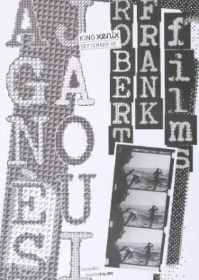 Agnès Jaoui - Robert Frank films - Kino Xenix - September 05