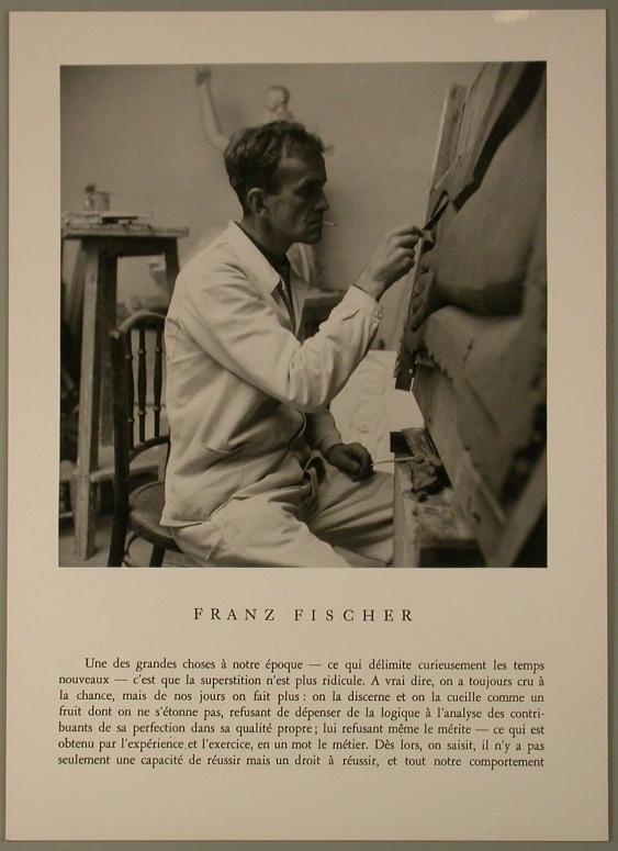 Franz Fischer; Bildbericht über einen Bildhauer (Franz Fischer), Belichtungsmontage