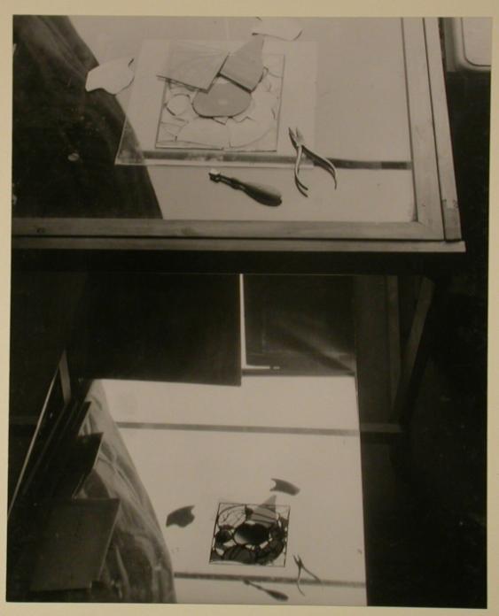 Bildbericht über einen Glasmaler (Max Hunziker)