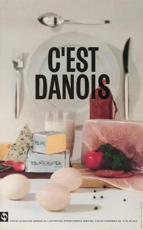C'est danois! Visitez la section danoise de l'exposition internationale agricole Aida 59 à Lausanne
