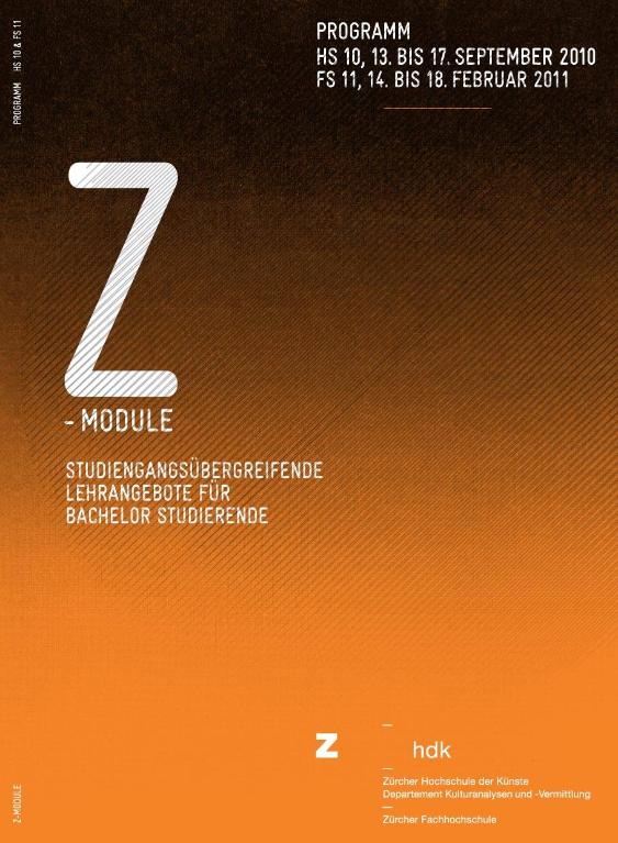 DKV - Z-Module, Programm HS 10 und FS 11