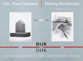 Chr. Paul Damsté - Emmy Eerdmans - 1991 - Dijk op dijk - Kasteel Groenenveld - Baarn