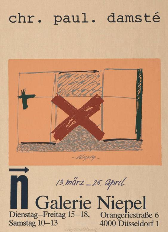 Chr. Paul Damsté - Galerie Niepel Düsseldorf