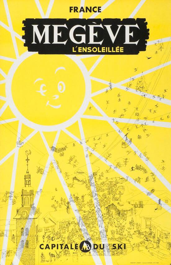 France - Megève ensoleillée - Capitale du Ski