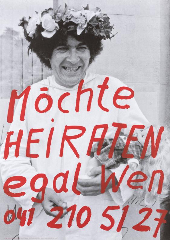 Möchte heiraten - egal wen - 041 210 51 27