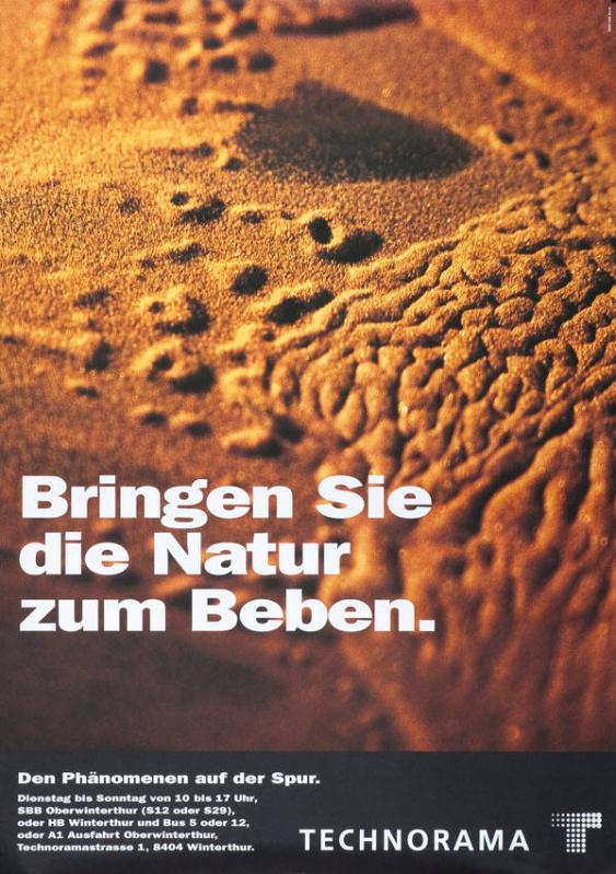 Bringen Sie die Natur zum Beben.  Den Phänomenen auf der Spur. Technorama