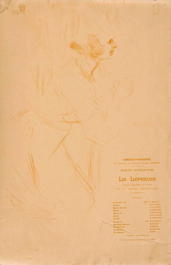 La Lépreuse - Tragédie légendaire en 3 acts de M. Henry Bataille