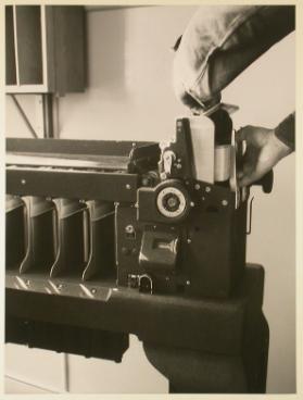 Die Buchführung der Vita Lebensversicherung ; Detail Buchhaltungsmaschine