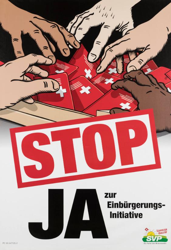 Stop - Ja zur Einbürgerungsinitiative