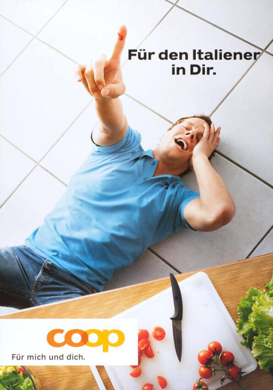 Coop - Für mich und dich. Für den Italiener in Dir.