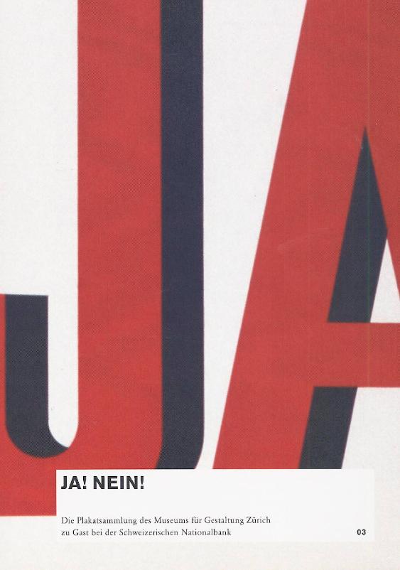Ja ! Nein ! - Schweizer Abstimmungsplakate 1918 - 1958