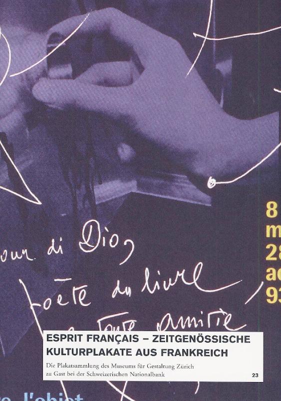 Esprit français - Zeitgenössische Kulturplakate aus Frankreich