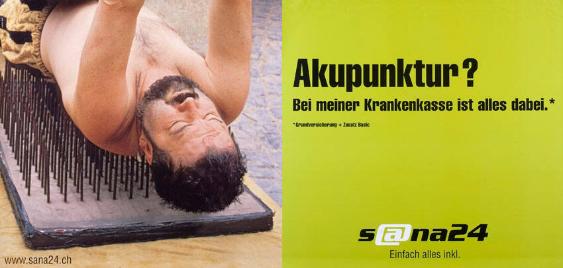 Akupunktur? Bei meiner Krankenkasse ist alles dabei. Sana24 - Einfach alles inkl.