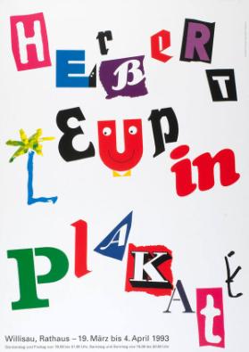 Herbert Leupin Plakat - Rathaus Willisau
