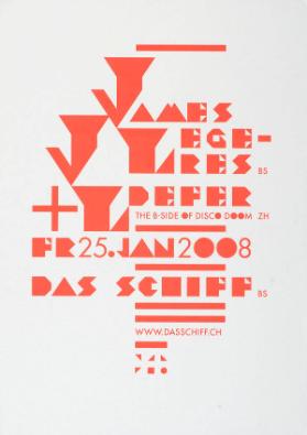 James Legeres + JL Defer - the B-Side of Disco Doom - Fr 25.Jan 2008 - Das Schiff