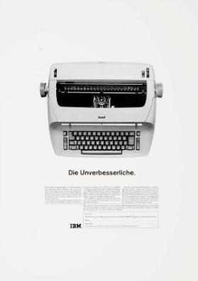 Die Unverbesserliche.
