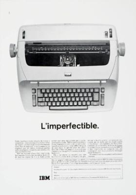 L'imperfectible.
