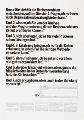 Bevor Sie sich für ein Rechenzentrum entscheiden, sollten Sie sich 1. fragen, ob es Ihnen auch Organisationsberatung bieten kann. [...]