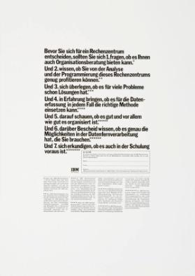 Bevor Sie sich für ein Rechenzentrum entscheiden, sollten Sie sich 1. fragen, ob es Ihnen auch Organisationsberatung bieten kann. [...]