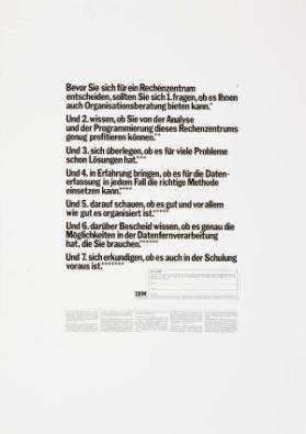 Bevor Sie sich für ein Rechenzentrum entscheiden, sollten Sie sich 1. fragen, ob es Ihnen auch Organisationsberatung bieten kann. [...]
