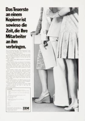 Das Teuerste an einem Kopierer ist sowieso die Zeit, die Ihre Mitarbeiter an ihm verbringen.