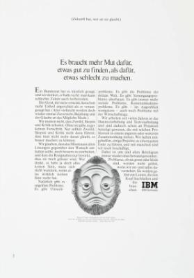 Es braucht mehr Mut dafür, etwas gut zu finden, als dafür, etwas schlecht zu machen.