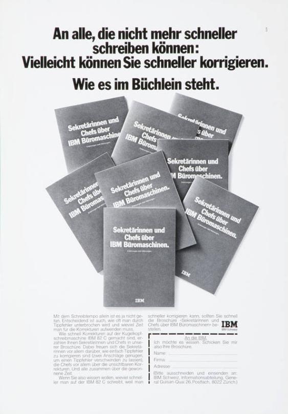 An alle, die nicht mehr schneller schreiben können: Vielleicht können sie schneller korrigieren. Wie es im Büchlein steht.
