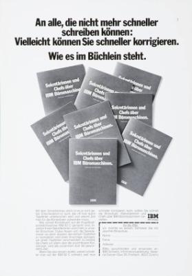 An alle, die nicht mehr schneller schreiben können: Vielleicht können sie schneller korrigieren. Wie es im Büchlein steht.