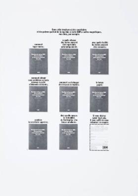 Dans cette brochure où des secrétaires et des patrons parlent de la machine à écrire IBM à cartes magnétiques, vous lirez, par exemple: