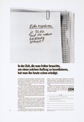 In der Zeit, die man früher brauchte, um einen solchen Auftrag zu koordinieren, hat man ihn heute schon erledigt.