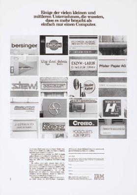 Einige der vielen kleinen und mittleren Unternehmen, die wussten, dass es mehr braucht als einfach nur einen Computer.