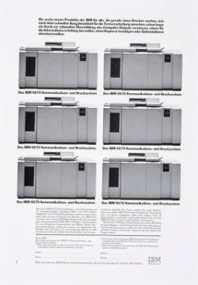 Das IBM 6670 Kommunikations- und Drucksystem.