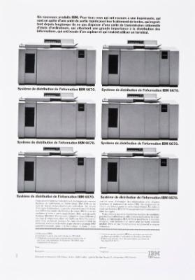 Système de distribution de l'information IBM 6670.