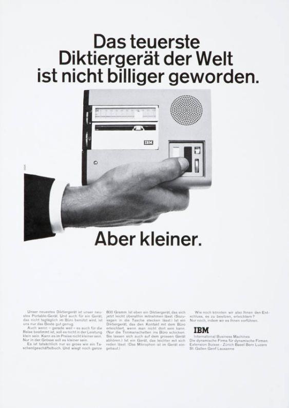 Das teuerste Diktiergerät der Welt ist nicht billiger geworden. Aber kleiner.