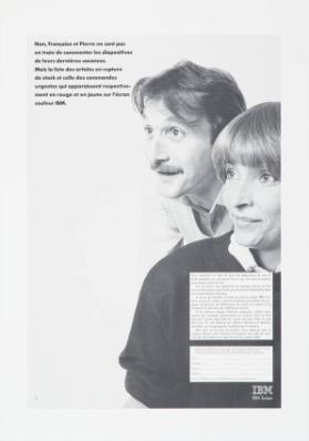 Non, Françoise et Pierre ne sont pas en train de commenter les diapositives de leurs dernières vacances. Mais la liste des articles en rupture de stock et celle des commandes urgentes qui apparaissent respectivement en rouge et en jaune sur l'écran [...].