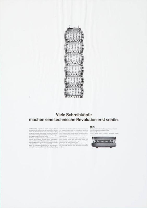 Viele Schreibköpfe machen eine technische Revolution erst schön.