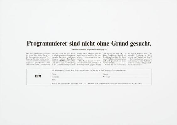 Programmierer sind nicht ohne Grund gesucht.